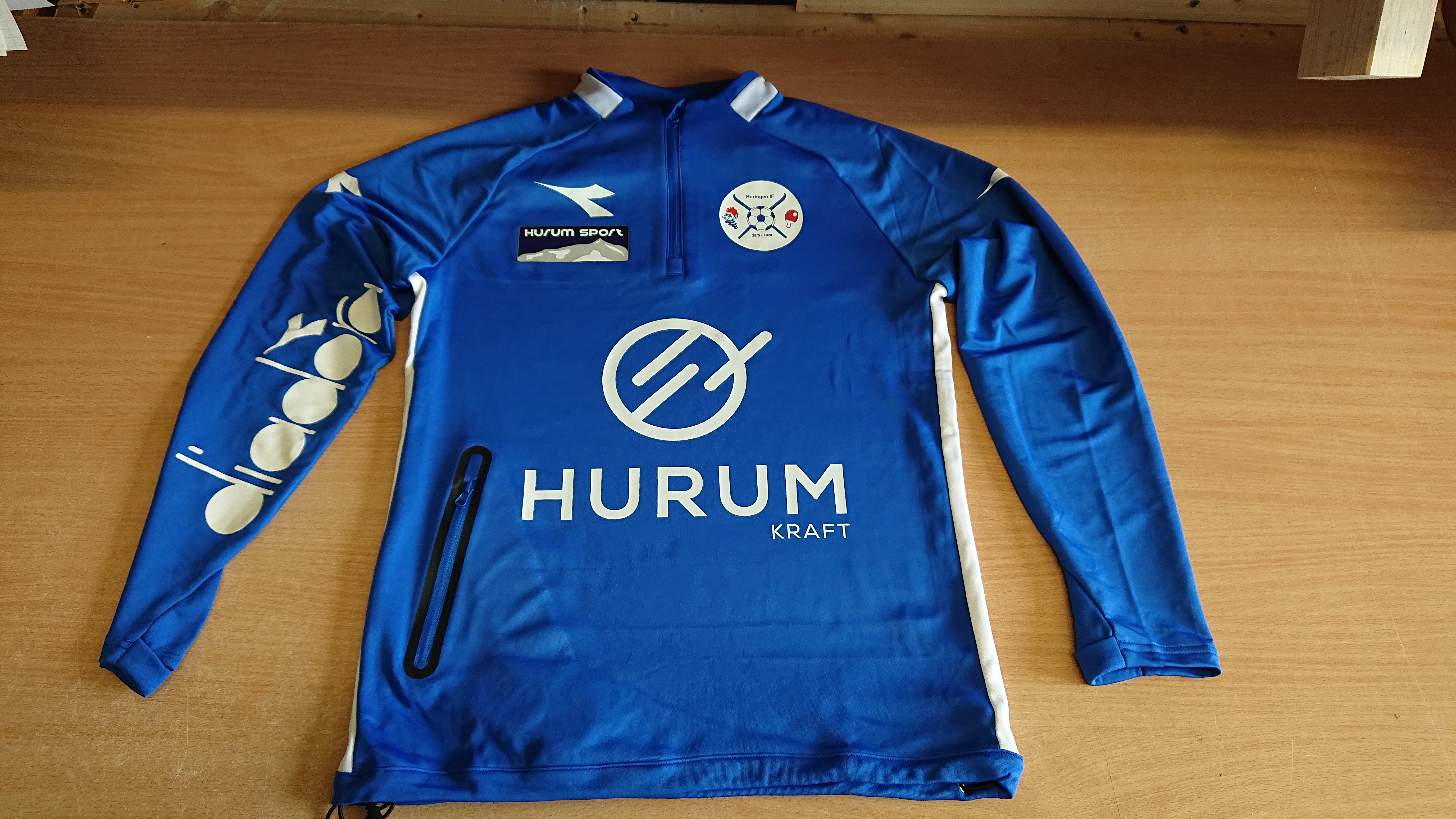 Bilde av Diadora Treningsgenser Jr 1/2 Zip Equipo Pro
